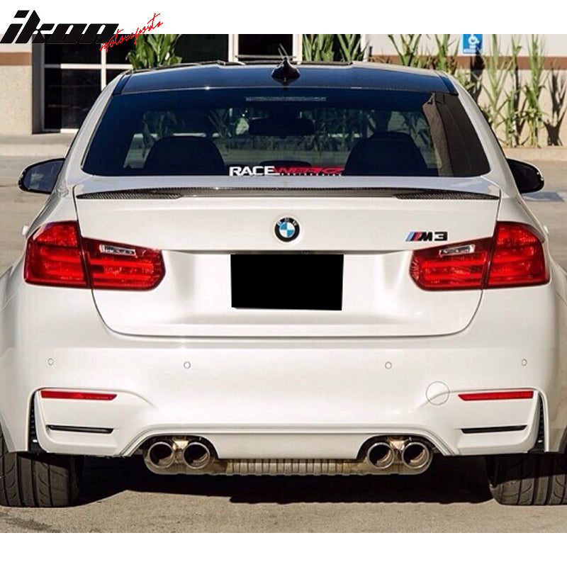 2015-2020 BMW F80 3-Series Performance Style Blue Trunk Spoiler ABS
