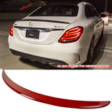 2015-2021 Mercedes Benz W205 4Door AMG Style Trunk Spoiler ABS