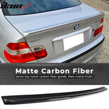1999-2005 BMW E46 3 Series Sedan Ikon Style Carbon Fiber Trunk Spoiler