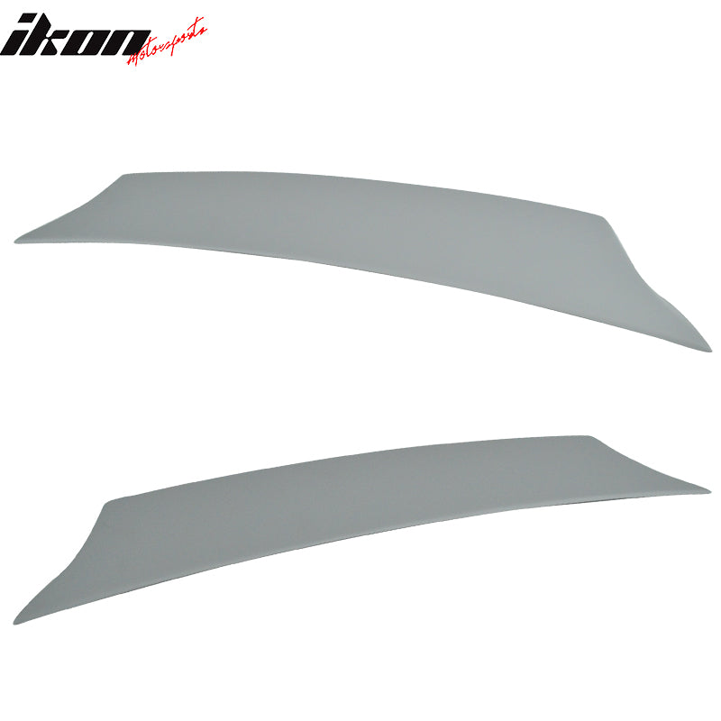 2016-2021 Honda Civic X 10th FC 4Dr Sedan Gray Trunk Spoiler Wing FRP