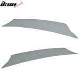 2016-2021 Honda Civic X 10th FC 4Dr Sedan Gray Trunk Spoiler Wing FRP