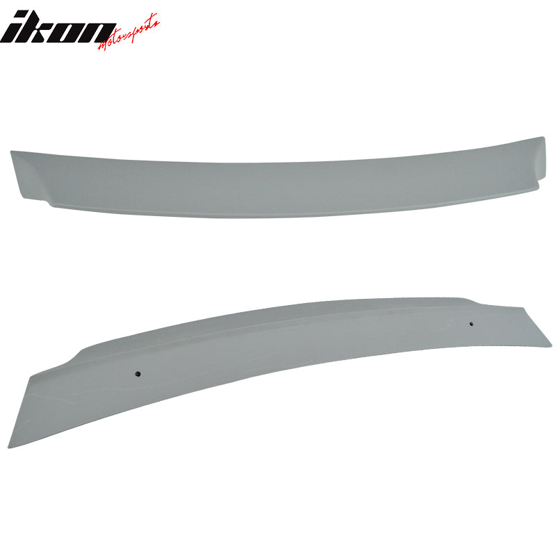 2016-2021 Honda Civic X 10th FC 4Dr Sedan Gray Trunk Spoiler Wing FRP