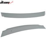 2016-2021 Honda Civic X 10th FC 4Dr Sedan Gray Trunk Spoiler Wing FRP
