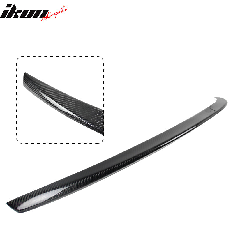2014-2022 Infiniti Q50 Sedan 4Dr Ikon Style Carbon Fiber Trunk Spoiler