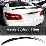 2010-2017 Benz E Class W207 C207 Coupe 2Dr Carbon Fiber Trunk Spoiler