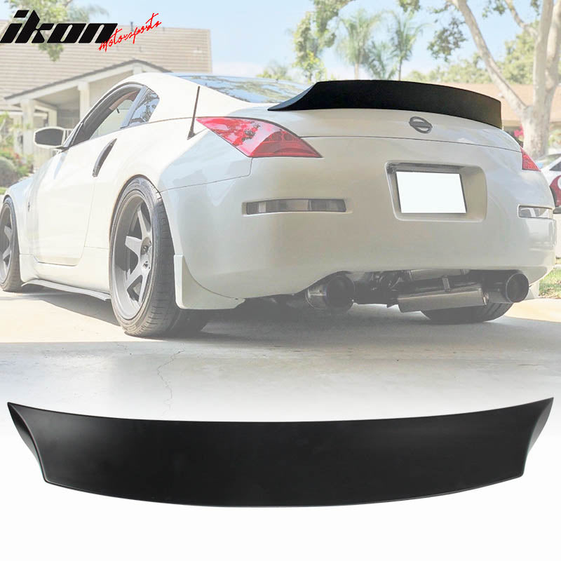 2003-2009 Nissan 350Z Z33 V Style Rear Trunk Spoiler Wing Tail Lip ABS