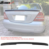 2001-2007 Mercedes-Benz C-Class W203 4Door AMG Style Trunk Spoiler ABS