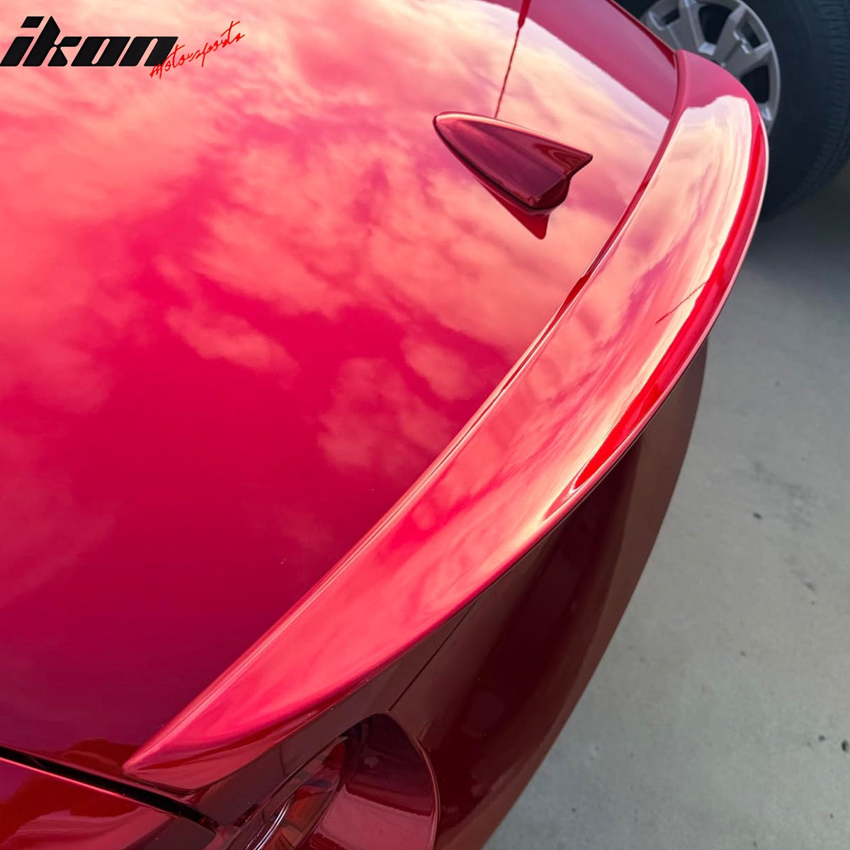 Trunk Spoiler for Mazda MX-5 Miata 2016-2026 Performance Style #41V Red
