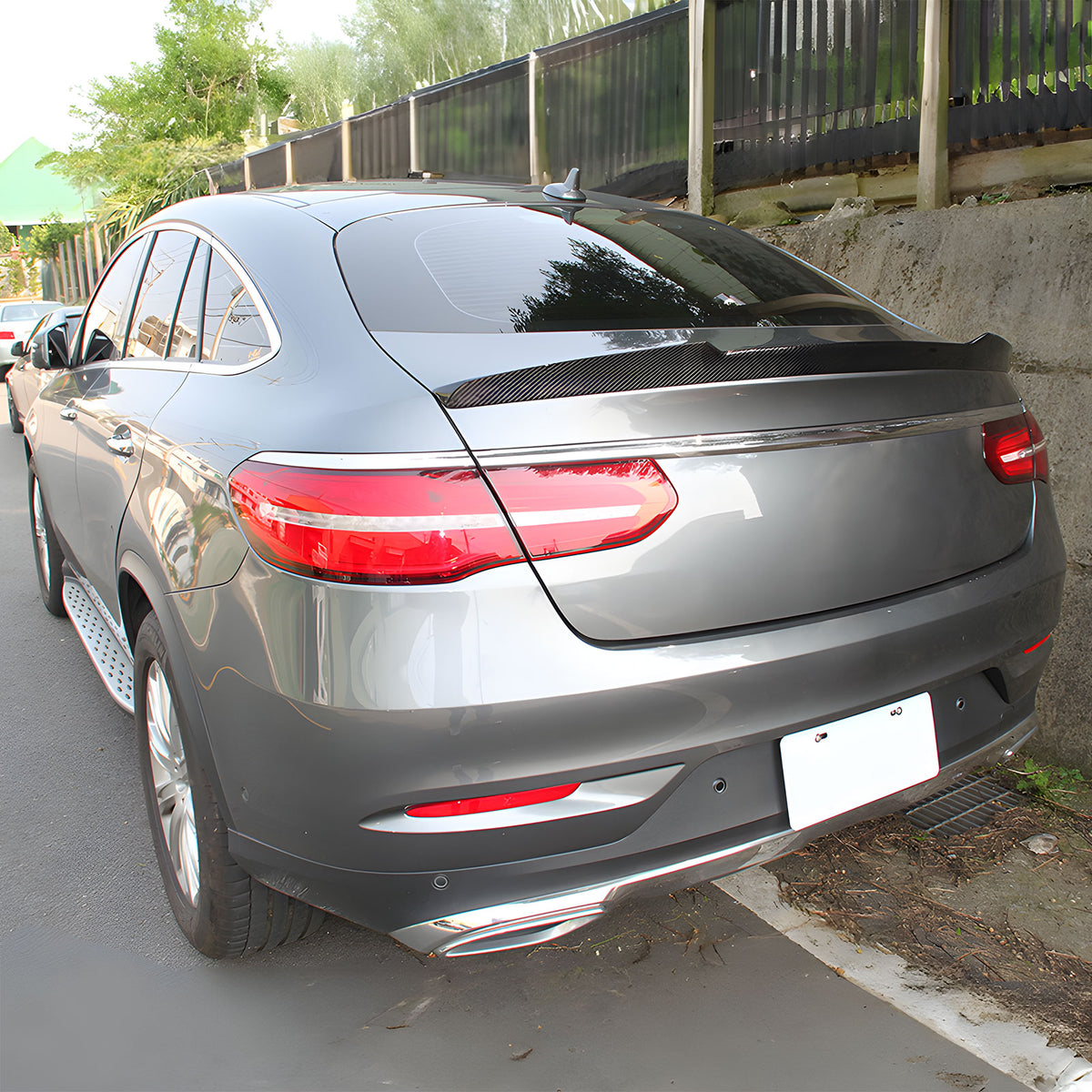 2016-2019 Benz C292 GLE-Class Coupe Trunk Spoiler V Style Carbon Fiber