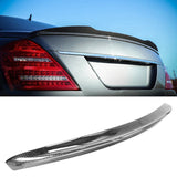 2007-2013 Benz W221 S-Class Trunk Spoiler V Style Carbon Fiber Wing