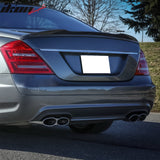2007-2013 Benz W221 S-Class Trunk Spoiler V Style Carbon Fiber Wing