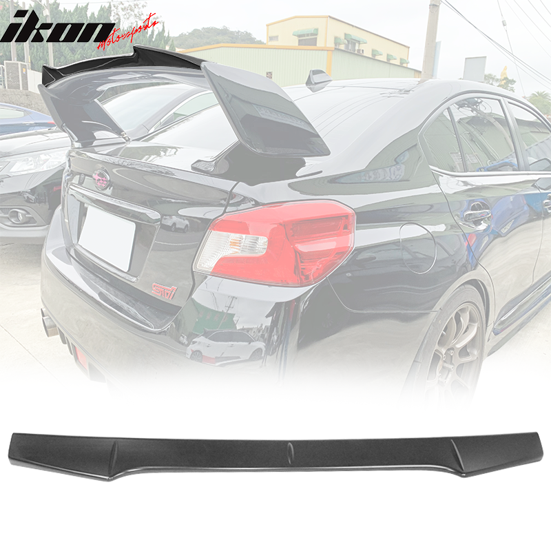 2015-2021 Subaru WRX STI Sedan V2 Style Top Trunk Spoiler ABS