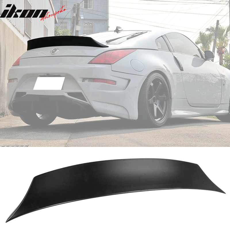 2003-2009 Nissan 350Z Z33 V Style Rear Trunk Spoiler Wing Tail Lip ABS