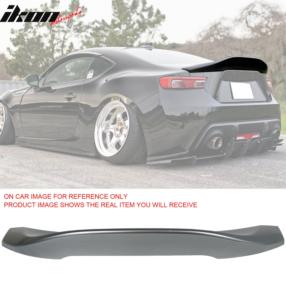 2013-2016 Scion FR-S & 2013-2020 Subaru BRZ & 2017-2020 Toyota 86 Duckbill Rear Trunk Deck Spoiler Wing L Style ABS Painted #G1U Ice Silver Metallic