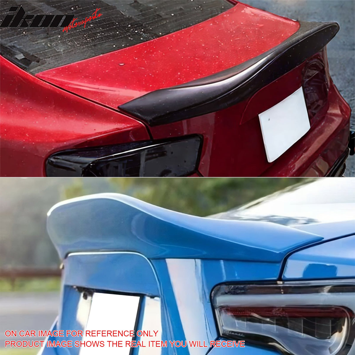 2013-2016 Scion FR-S & 2013-2020 Subaru BRZ & 2017-2020 Toyota 86 Duckbill Rear Trunk Deck Spoiler Wing L Style ABS Painted #G1U Ice Silver Metallic