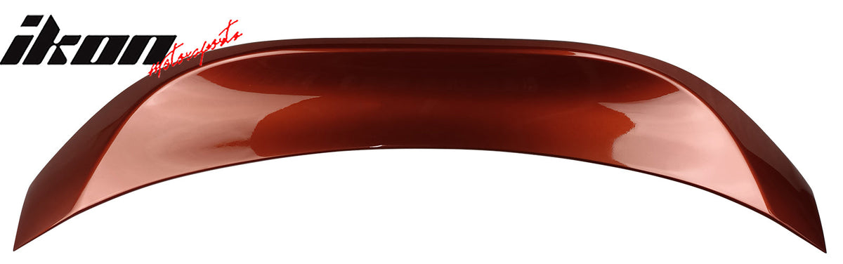 2013-2016 Scion FR-S & 2013-2020 Subaru BRZ & 2017-2020 Toyota 86 Duckbill Rear Trunk Lid Spoiler Wing Lip L Style ABS Painted #H8R Hot Lava Metallic