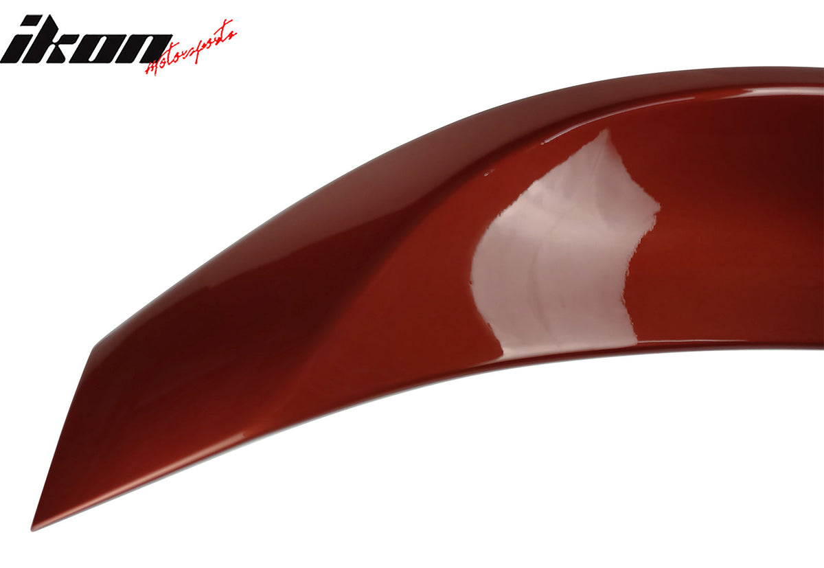 2013-2016 Scion FR-S & 2013-2020 Subaru BRZ & 2017-2020 Toyota 86 Duckbill Rear Trunk Lid Spoiler Wing Lip L Style ABS Painted #H8R Hot Lava Metallic