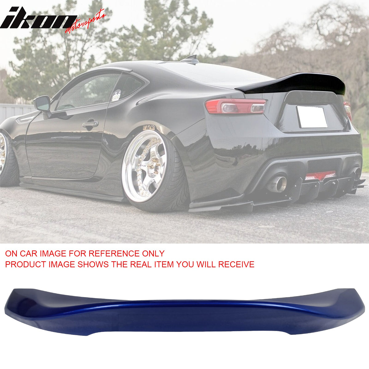 2013-2016 Scion FR-S & 2013-2020 Subaru BRZ & 2017-2020 Toyota 86 Duckbill Rear Trunk Deck Lid Spoiler Wing Lip L Style ABS Painted #K7X Wr Blue Pearl
