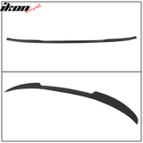 2019-2023 BMW G20 Sedan 4 Door Ikon V Type Trunk Spoiler Wing Lip ABS