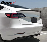 2017-2023 Tesla Model 3 Performance Style Carbon Fiber Trunk Spoiler