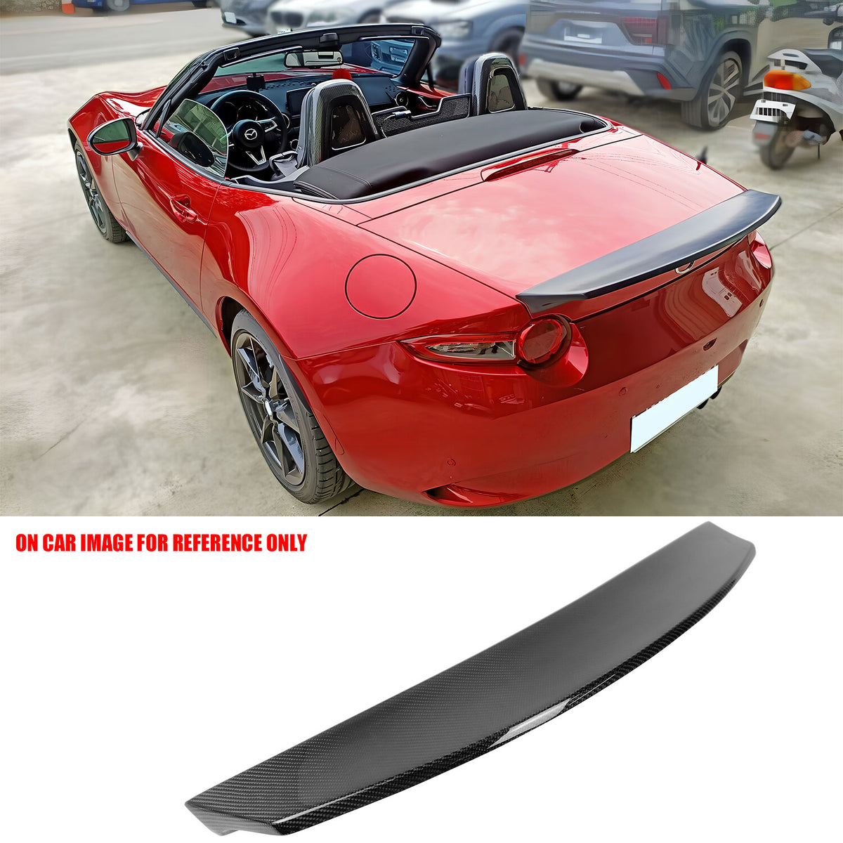 Trunk Spoiler for Mazda MX-5 Miata 4th ND 2016-2026 Carbon Fiber Rear Wing