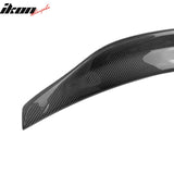 2017-2025 Audi A4 B9 Trunk Spoiler Carbon Fiber V Style Rear Deck Wing