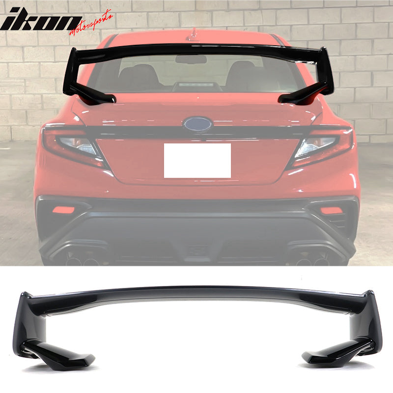 2022-2026 Subaru WRX VB STI Gloss Black & #P8Y Gray 5PCS Trunk Spoiler