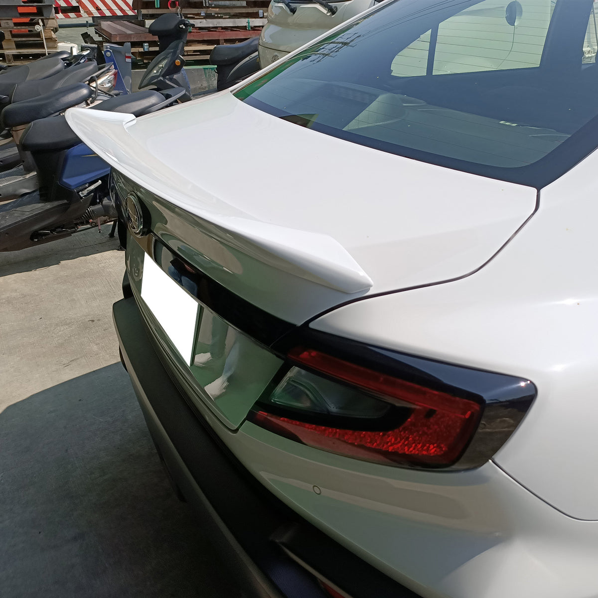 Trunk Spoiler for Subaru WRX VB 5th 2022-2026 DTO Style Primer Black ABS