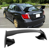 Trunk Spoiler for Subaru Impreza STI 2008-2014 Style Primer Black 5PCS ABS