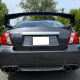 Trunk Spoiler for Subaru Impreza STI 2008-2014 Style Primer Black 5PCS ABS