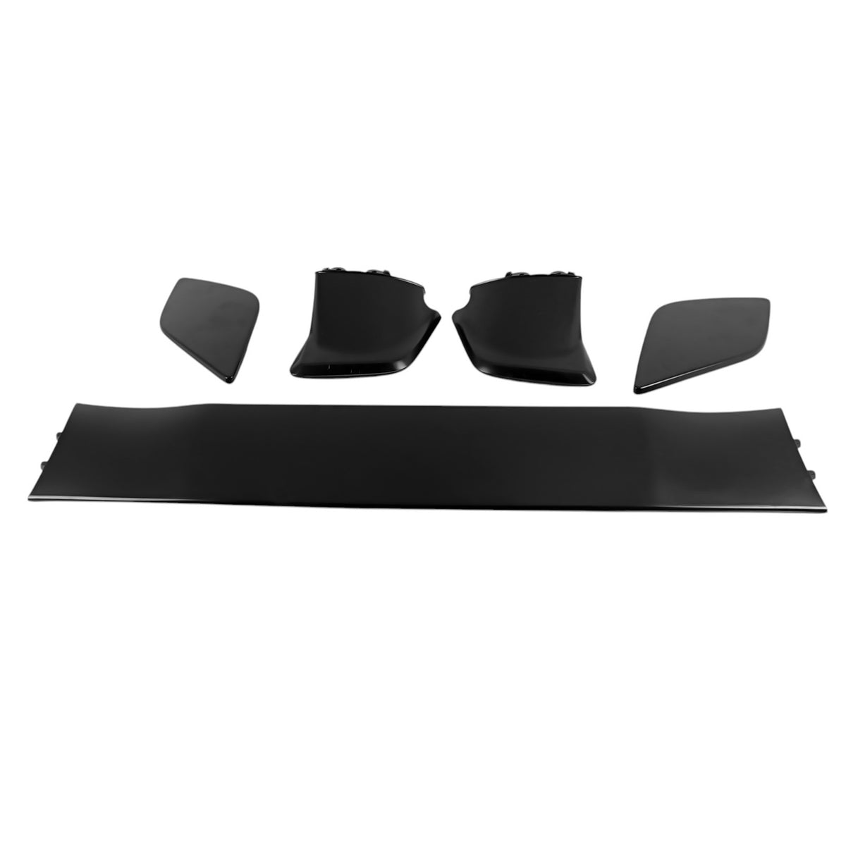 Trunk Spoiler for Subaru Impreza STI 2008-2014 Style Primer Black 5PCS ABS