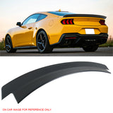 Trunk Spoiler for Ford Mustang S650 7th 2024-2026 R Style Primer Black ABS