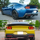 Trunk Spoiler for Ford Mustang S650 7th 2024-2026 R Style Primer Black ABS