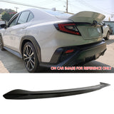 2022-2026 Subaru WRX VB 5th DTO Style Gloss Black Trunk Spoiler ABS