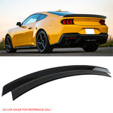 Trunk Spoiler for Ford Mustang S650 7th 2024-2026 R Style Gloss Black ABS