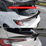 2019-2026 Toyota Corolla Hatchback & GR Corolla Highkick Duckbill Rear Tailgate Middle Trunk Deck Lid Spoiler Wing Lip Real Carbon Fiber CF