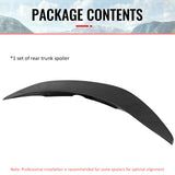 2019-2026 Toyota Corolla Hatchback & GR Corolla Highkick Duckbill Rear Tailgate Middle Trunk Deck Lid Spoiler Wing Lip Real Carbon Fiber CF