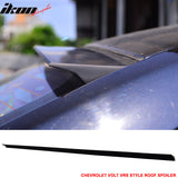 2011-2017 Chevrolet Volt VRS Style Unpainted Black Roof Spoiler PUF