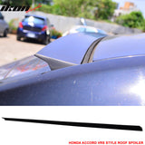 2008-2012 Honda Accord 8th VRS Style Unpainted Black Roof Spoiler PUF