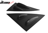 2014-2019 Benz W117 C117 CLS-Class 4Dr Matte Black Side Window Louvers