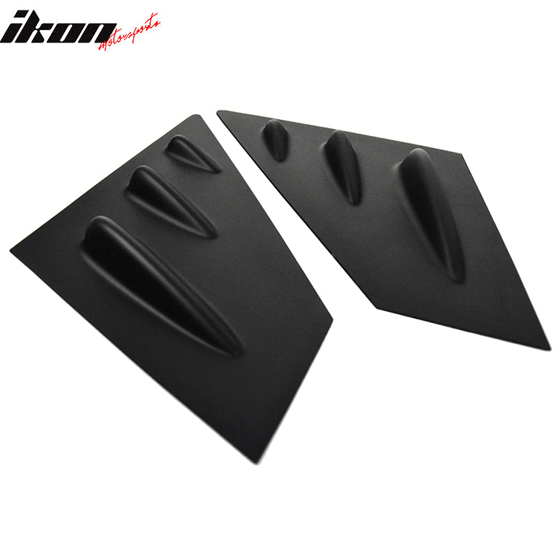 2015-2021 Subaru WRX STI Style Unpainted Window Louver ABS