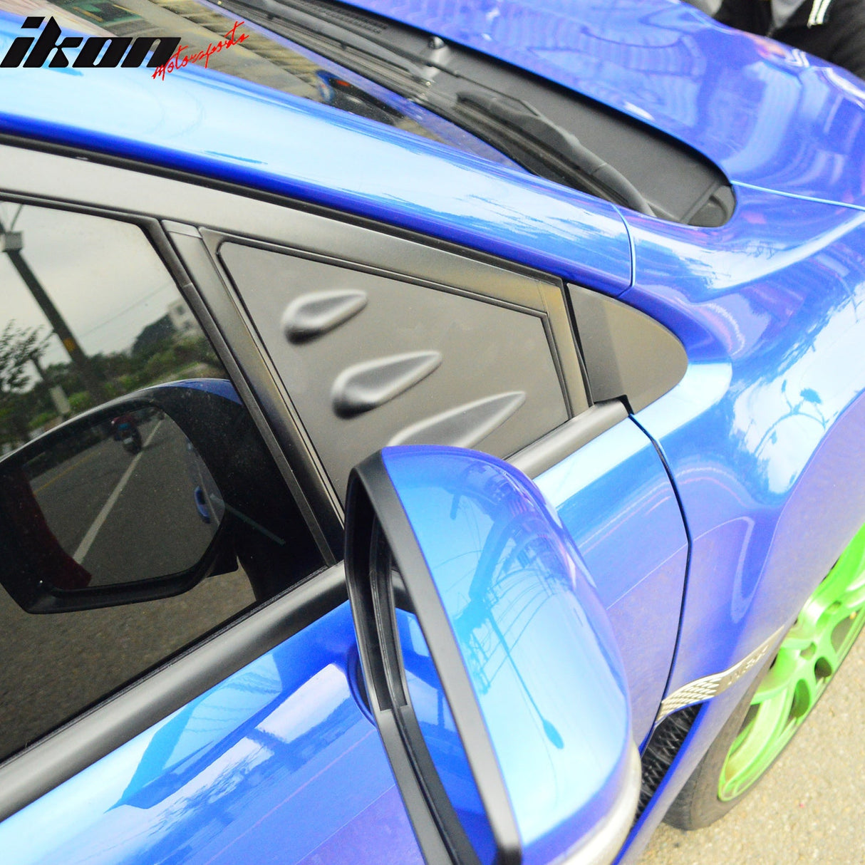 2015-2021 Subaru WRX STI Style Unpainted Window Louver ABS