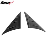 2019-2025 Toyota GR Supra J29 Painted #202 Black Side Window Louvers
