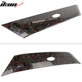 2018-2020 Ford Focus Hatchback Hood Cover Decor Scoop - Red Forged CF