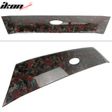 2018-2020 Ford Focus Hatchback Hood Cover Decor Scoop - Red Forged CF
