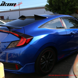 2016-2020 Honda Civic Coupe V Style Roof Spoiler Wing ABS