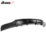 2017-2023 Tesla Model 3 V Style Unpainted Rear Bumper Diffuser ABS