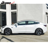 2017-2023 Tesla Model 3 V Matte Black Side Skirts Extension 6PC PP