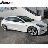 2017-2023 Tesla Model 3 Side Skirts Extension V Style Gloss Black 6PC