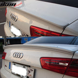 2012-2014 Audi A6 C7 Sedan 4Dr D Style Painted ABS Trunk Spoiler Wing